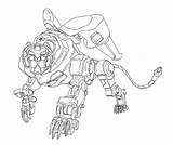 Voltron sketch template