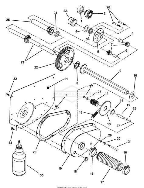 snapper  wb   hp rear engine rider series  parts diagram  differential