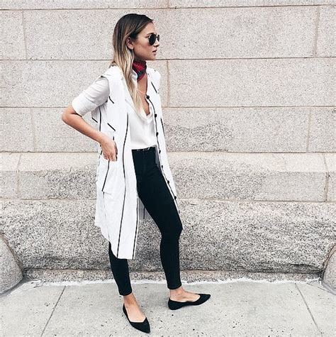 what to wear with black flats popsugar fashion