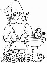 Coloring Gnome Garden Pages Gnomes Colouring Book Gnome3 Fantasy Printable Kids Fairy Designlooter Kleurplaat Funny Kabouter Drawings 960px 86kb Fun sketch template