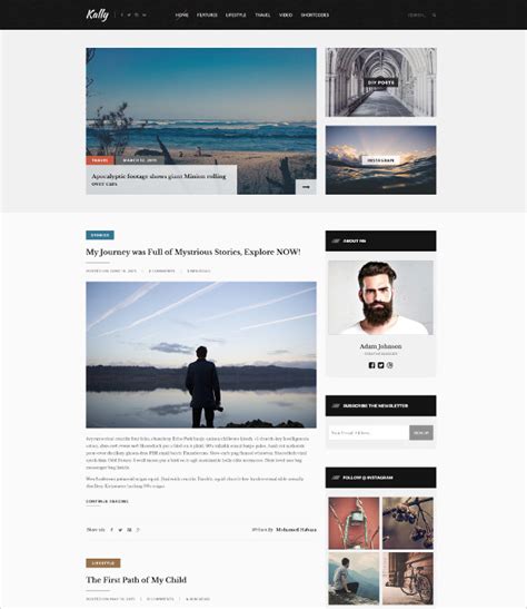 blog themes templates released  april