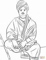 Vivekananda Swami Coloring Pages Drawing Categories sketch template