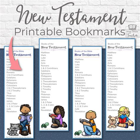 testament bible bookmarks kids bible teacher