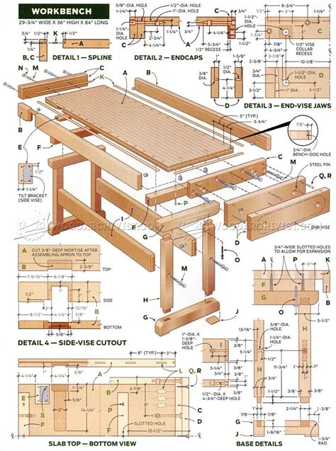 workbench plan workshop solutions woodworking