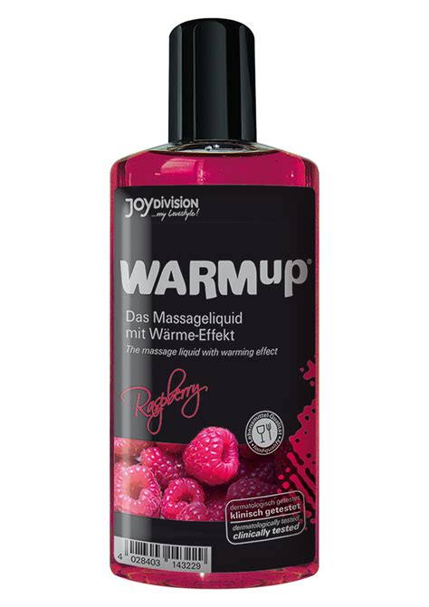 Joy Division Warm Up Raspberry Massage Oil 150ml