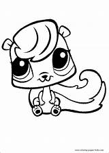 Coloring Pages Littlest Pet Shop Cartoon Character Color Printable Kids Sheets Found sketch template