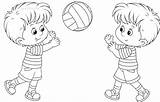 Coloring Pages Playing School Kids Children Outside Back Sarahtitus Boy Colouring Printable Cartoon Clipart Color Child Boys Line Sarah Titus sketch template