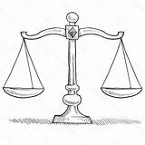 Justice Scales Balance Drawing Scale Sketch Weighing Coloring Getdrawings Printable Template sketch template
