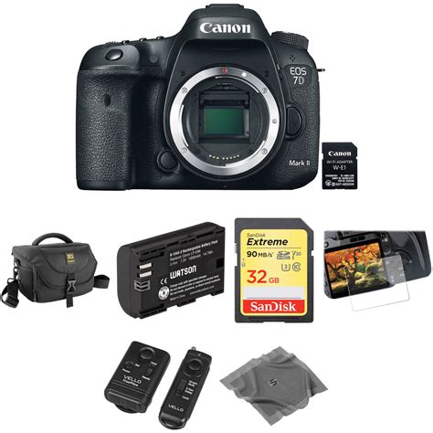 canon eos  mark ii dslr camera body  basic photo kit bh