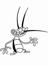 Oggy Cockroaches Coloring Pages Drawing Kids Book Coloriage Drawings Fun Colour Votes Clipart sketch template