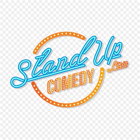 comedy neon vector art png neon  stand  comedy  stand  comedy comedy  png image