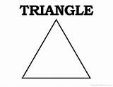 Triangle Shapes Shape Printable Template Preschool Kids Triangles Large Printables Templates Activities Worksheets Print Printableparadise Cut Pages Learning Coloring Pre sketch template