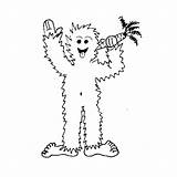 Sasquatch Colouring Pages sketch template