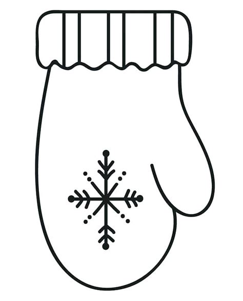 mittens printable lets      easy mitten craft
