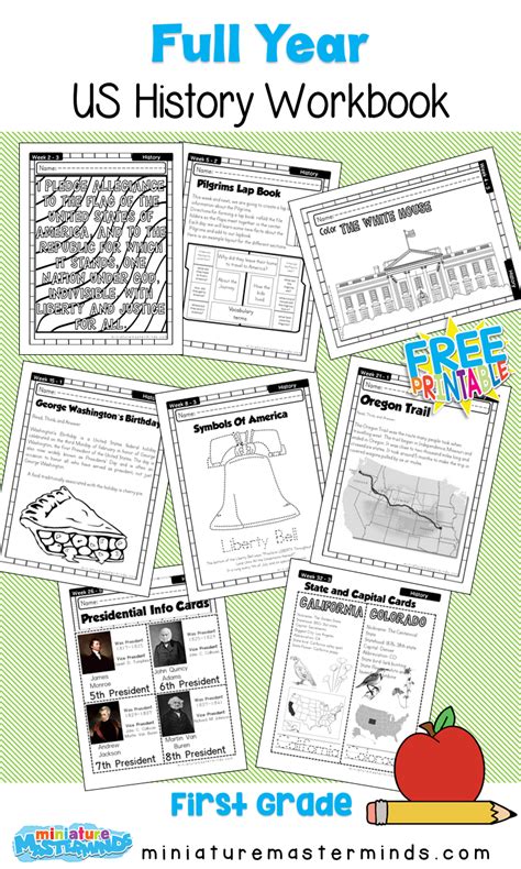 american history work book ages     printable worksheets