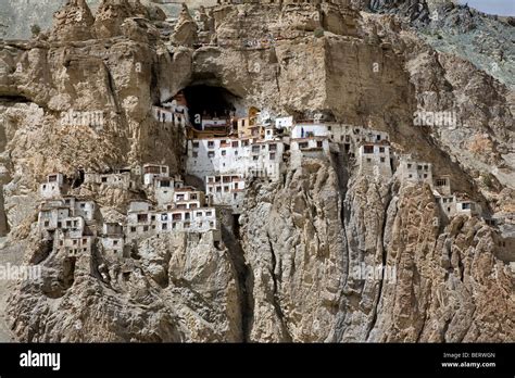 phuktal monastery zanskar india stock photo royalty  image  alamy