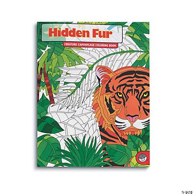 hidden fur coloring book
