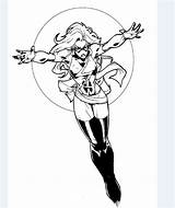 Avengers Pages Carol Coloring Danvers Symbol Online Coloringpagesonly sketch template