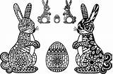 Mandala Easter Svg Bunny Zentangle Egg Rabbit Sv Swirl Scroll Ornate Cart Add Thehungryjpeg sketch template