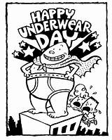 Underpants Captain Coloring Pages Printable Print Sheets Underwear Printables Colouring Happy Kids Treasure Chest Bestcoloringpagesforkids Color Movie Book Activity Worksheets sketch template