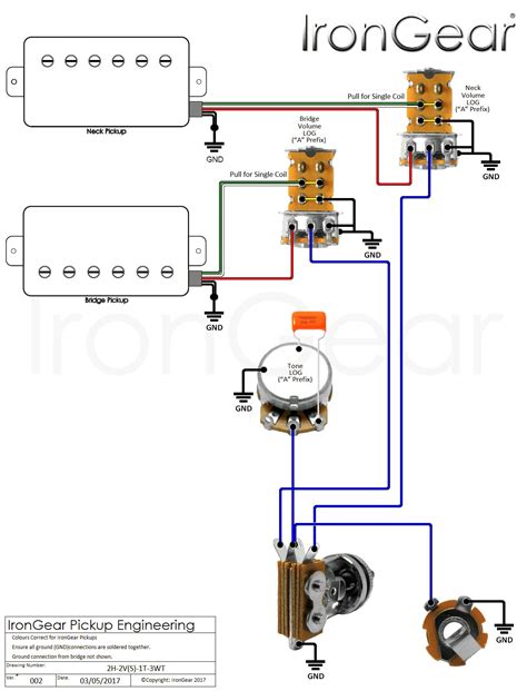 guitar wiring diagram  humbucker  volume  tone  wiring diagram sample