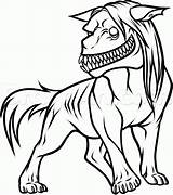 Creepypasta Perro Cachorro Colorir Monstruo Desenhos Espeluznante Cartoon Smail Lineart Dibujosonline Colorironline sketch template