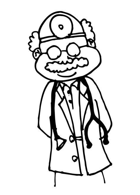 colouring pictures  doctors clipart