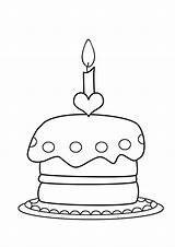 Birthday Coloring Pages Cake Printable Cupcake Ausmalen Geburtstag Ausmalbilder Color Malvorlagen Bilder Zum Malvorlage Malen Kinder Balloons Für Goofy Creative sketch template