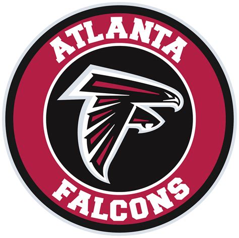 atlanta falcons circle logo vinyl decal sticker  sizes sportz