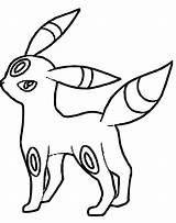 Umbreon Pokemon Coloring Pages Espeon Flareon Color Printable Colouring Kids Super Print Board Genesect Getdrawings Sheets Downloadable Pokémon Popular Coloringhome sketch template