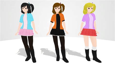 anime girl character pack available now on asset store imagination xd