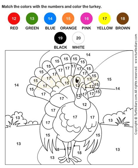 color  number worksheet math worksheets preschool worksheets