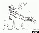 Malvorlagen Meeresboden Tauchen Wassersport Ausmalbilder sketch template