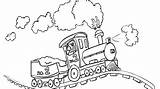 Coloring Pages Track Tracks Train Getcolorings Color sketch template
