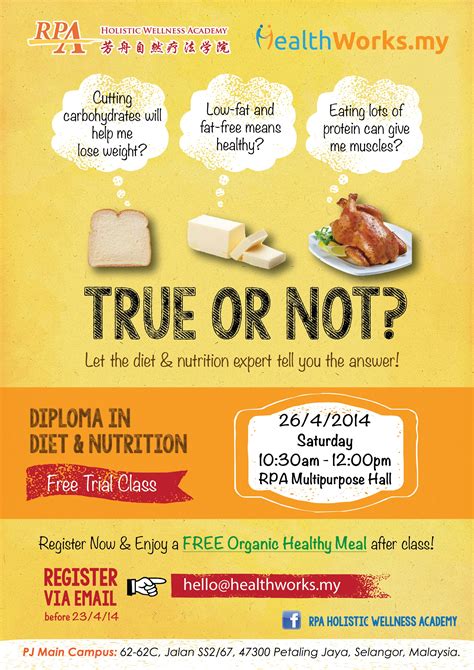 event debunking nutrition myths carbs fats and protein healthworks malaysia