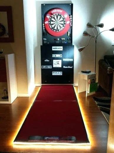 design  dedicated enthusiast dartboard setup dartboard cabinet diy garage game rooms