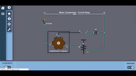 current relay interactive wiring diagram hvac electricity youtube