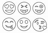 Emojis Ausmalbilder Colorare Smiley Ausdrucken Emociones Coloriage Caritas Malvorlagen Emozioni Drucken Faccine Kostenlosen Raskrasil Microscope Galerien sketch template