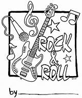 Rock Roll Coloring Pages Colouring Sheets Dibujos Star School Music Print Google Choose Board Stars Camp Con Popular sketch template