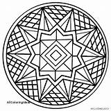 Kaleidoscope Pages Coloring Getcolorings Getdrawings Printable sketch template