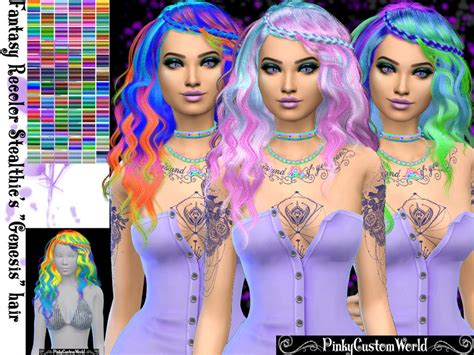 Stealthic Genesis Female Hair The Sims 4 Catalog 654