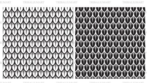 dragon scales seamless pattern cut files  cricut clip art
