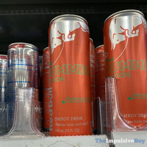 spotted red bull summer edition watermelon energy drink  impulsive buy