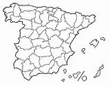 Spain Coloring Provinces Dibujo Canary Islands Galicia Coloringcrew Colorear sketch template