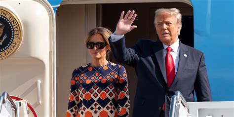 a happy and relaxed melania trump is reportedly enjoying