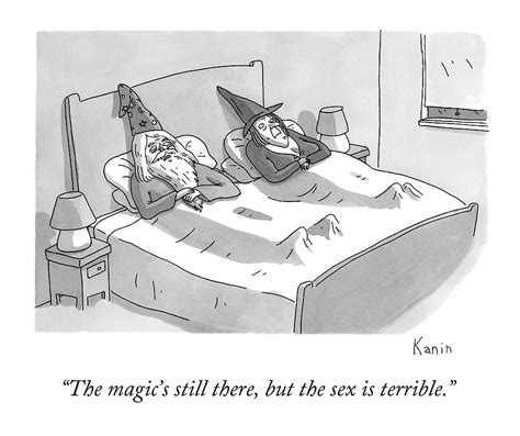A Wizard And A Witch Lay In Bed Together Drawing By Zachary Kanin