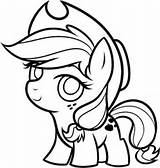 Pony Coloring Pages Cute Getcolorings Little Baby Color sketch template