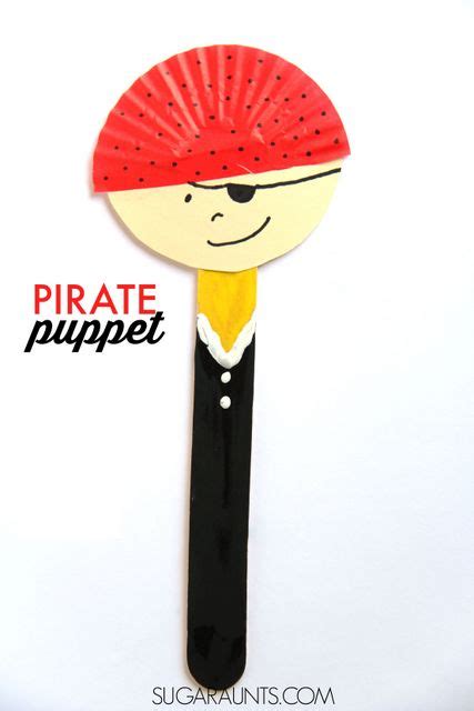 pirate puppet craft  ot toolbox