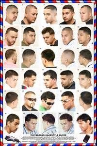 barber terms haircut hair barber hair guide barber poster