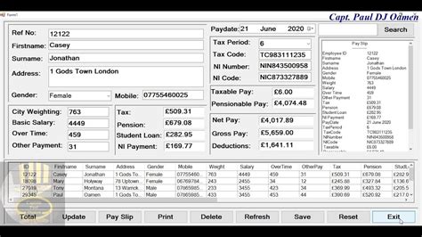 How To Create Employee Payroll Management System With Mysql Database In